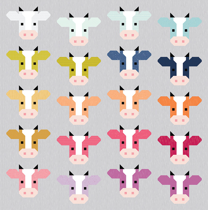 Essence Collection - Cheater Print in Multi - by Fran Gulick of Cotton and Joy for Riley Blake Designs