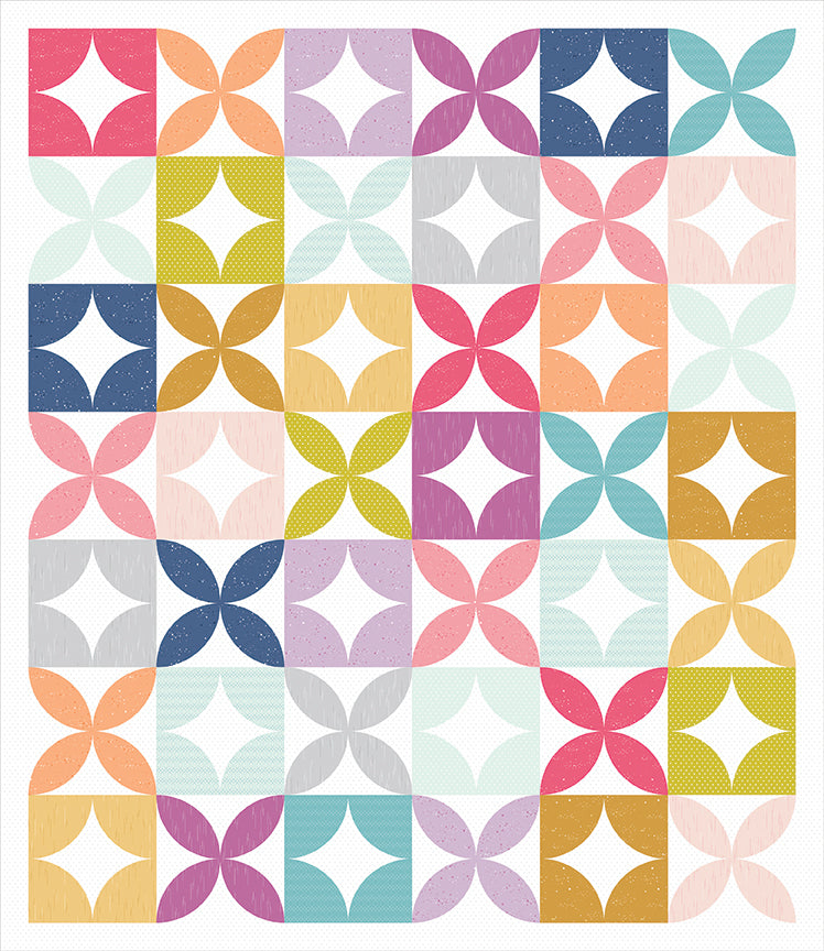 Essence Collection - Foils Print in Blush - by Fran Gulick of Cotton and Joy for Riley Blake Designs