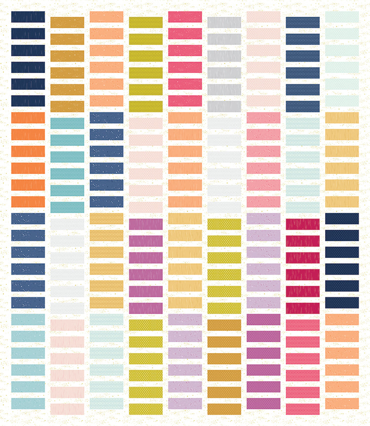 Essence Collection - Cheater Print in Multi - by Fran Gulick of Cotton and Joy for Riley Blake Designs