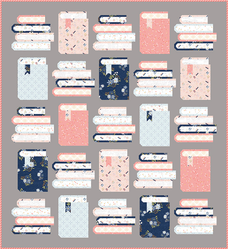 Between The Pages - Starlight Navy - by Fran Gulick of Cotton and Joy for Riley Blake Designs