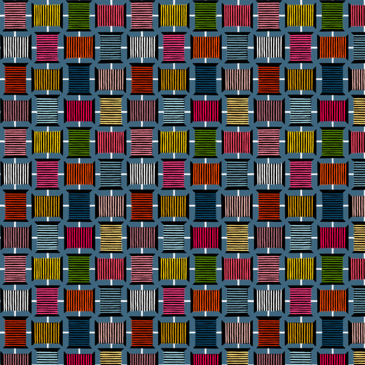 Magic Makers - Thread of Life Cornflower - by Cori Dantini for FreeSpirit Fabrics