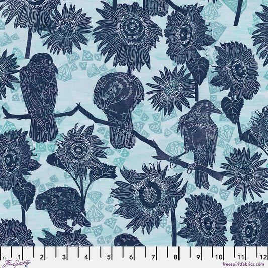 The Gathering - Cool Print from The Wisdom Collection by Valori Wells for FreeSpirit Fabrics