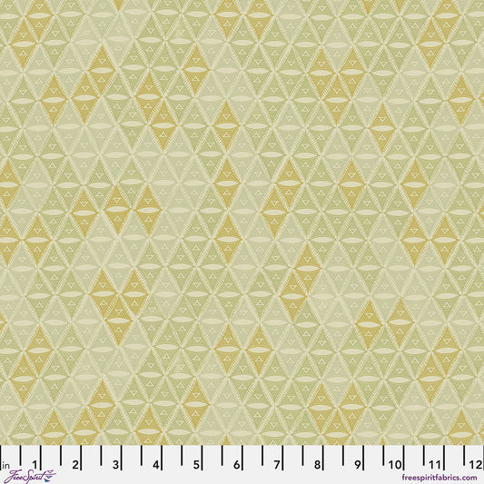 The Diamond - Neutral Print from The Wisdom Collection by Valori Wells for FreeSpirit Fabrics