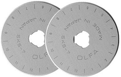 Olfa Replacement Rotary Blade 45mm - 2 pack