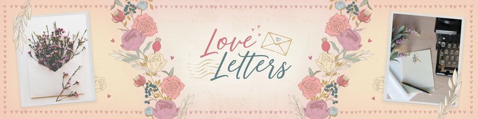 Love Letters Windswept Wishes Print by Becca Plymale for Art Gallery Fabrics