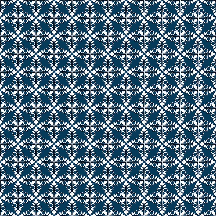 Garden Party Trellis Navy by Keera Job for Riley Blake Designs