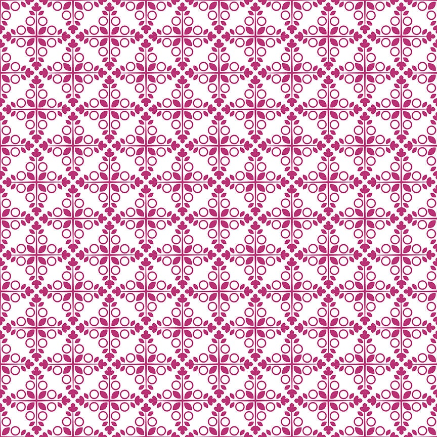 Garden Party Trellis Fuchsia by Keera Job for Riley Blake Designs
