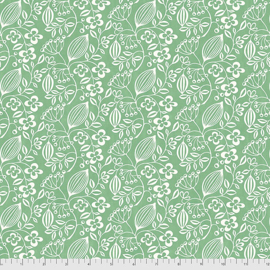 Esala Collection Sorbus Print - Lagoon by Scion for FreeSpirit Fabrics