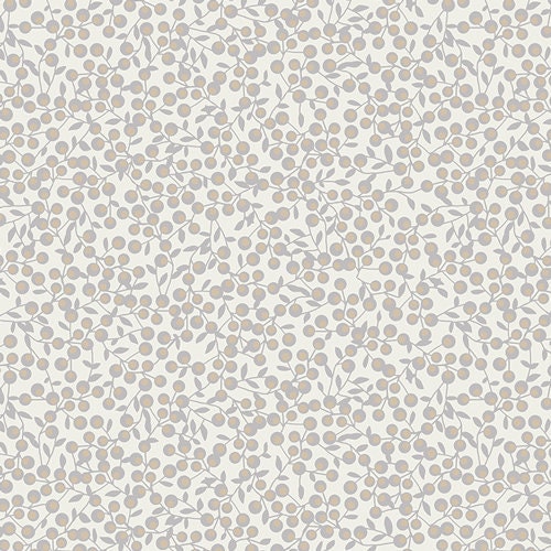 Blithe Collection - Winterberries Snow Print - by Katarina Roccella for Art Gallery Fabrics