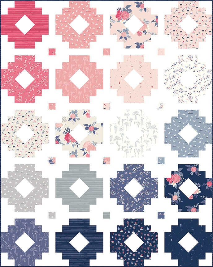 Solstice Lights Quilt Pattern by Fran Gulick of Cotton and Joy Patterns