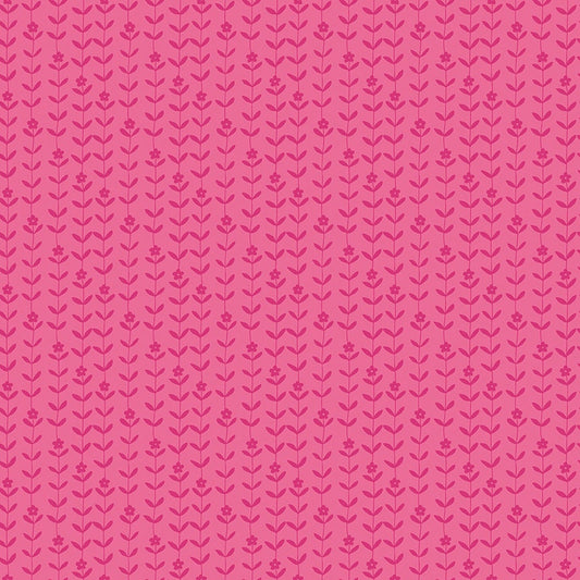 Flower Farm - Vines Pink Print - by Keera Job for Riley Blake Designs