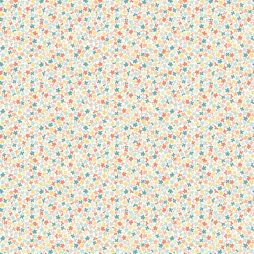 Sunshine and Sweet Tea - Sweet Alyssum White Print - by Amanda Castor of Material Girl Quilts for Riley Blake Designs