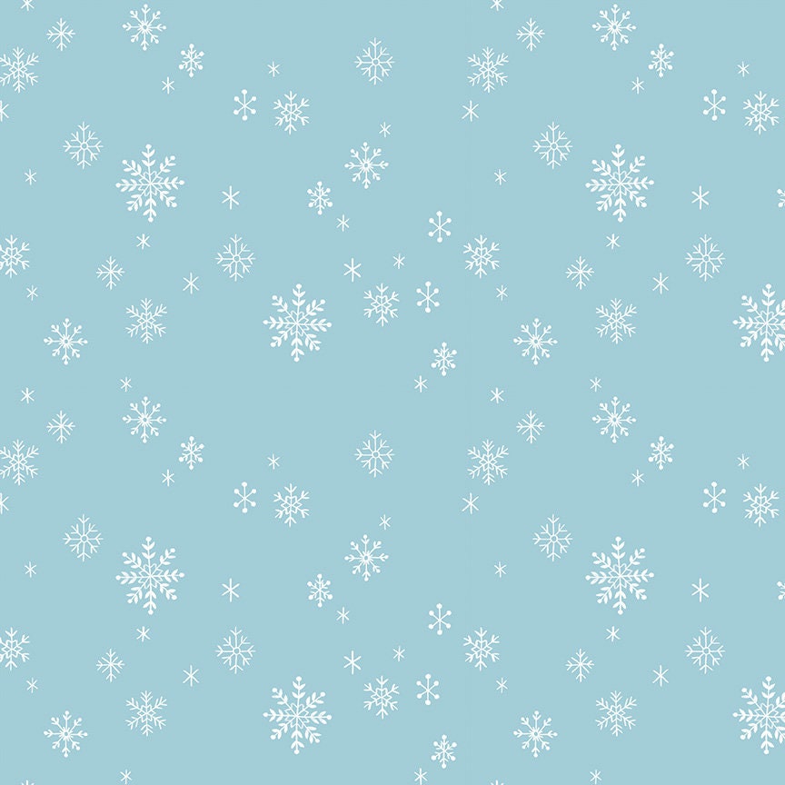 Flannel Northern Lights Sky Let It Snow by Natalia Juan Abello for Riley Blake Designs