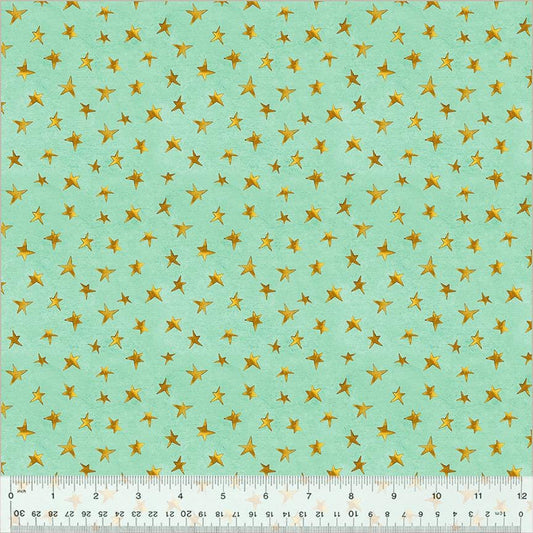 A Very Terri Christmas - Christmas Star Print Icicle - by Terri Degenkolb Whimsicals for Windham Fabrics
