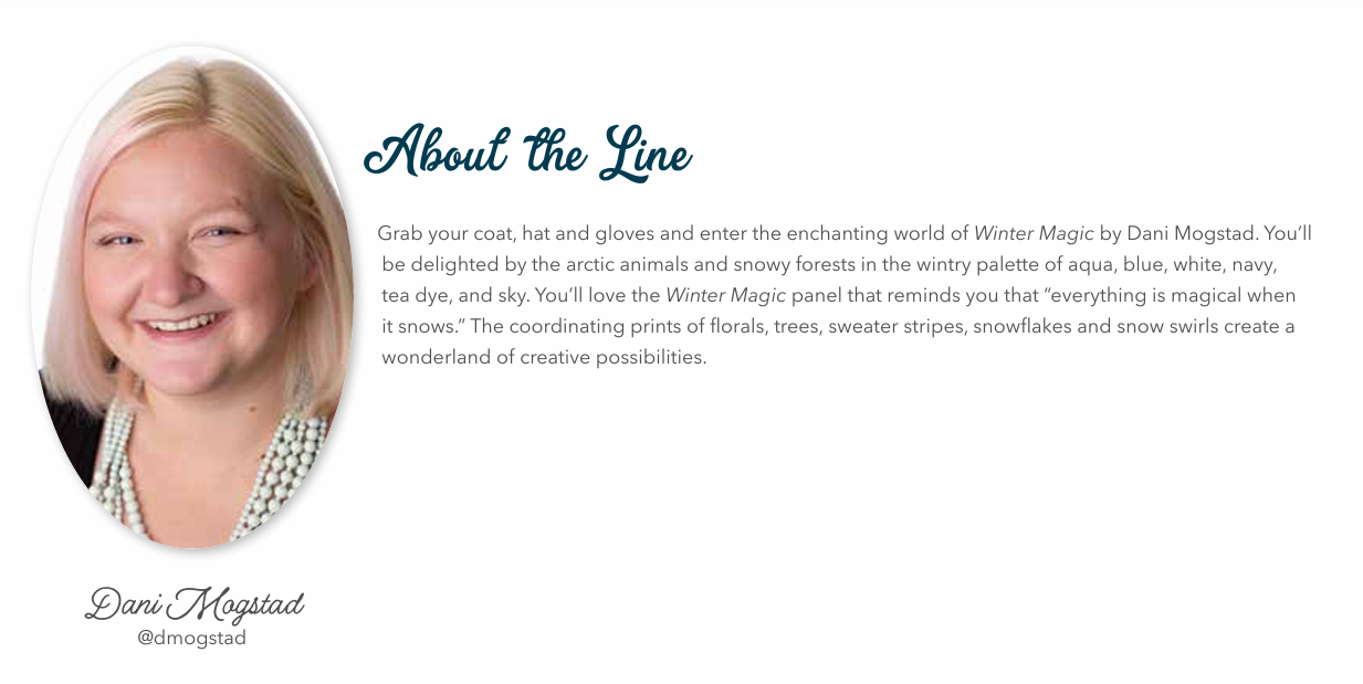 Mitten Smitten Quilt Kit featuring the Winter Magic Collection by Dani Mogstad for Riley Blake Designs