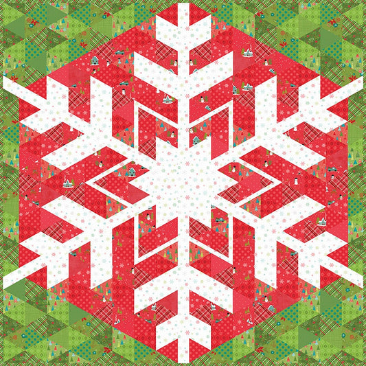 Super Snowflake Quilt Pattern by Heather Peterson