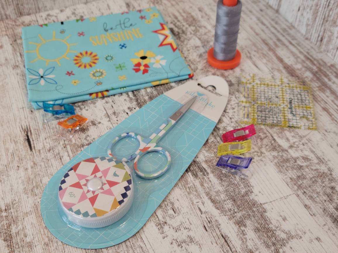 Riley Blake Designs Scissor and Tape Measure Duo