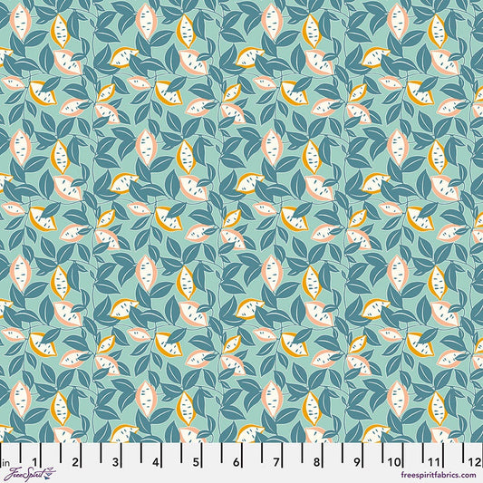 Poppy Pop Small St Clements Print Sky by Scion for FreeSpirit Fabrics