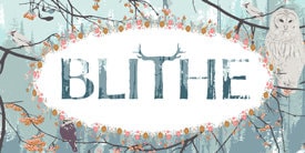 Blithe Collection - Glacier Path Aqua Print - by Katarina Roccella for Art Gallery Fabrics