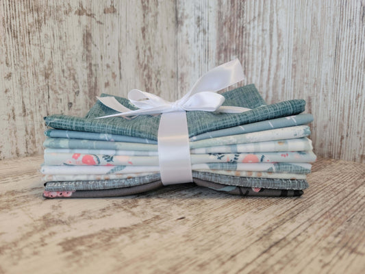 Blithe Fabric Bundle Teal by Katarina Roccella for Art Gallery Fabrics