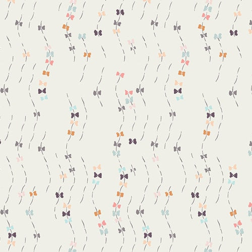 Blithe Collection - Bows in Whispers Print - by Katarina Roccella for Art Gallery Fabrics