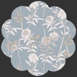 Mindscape - Coastal Carnations - by Katarina Roccella for Art Gallery Fabrics