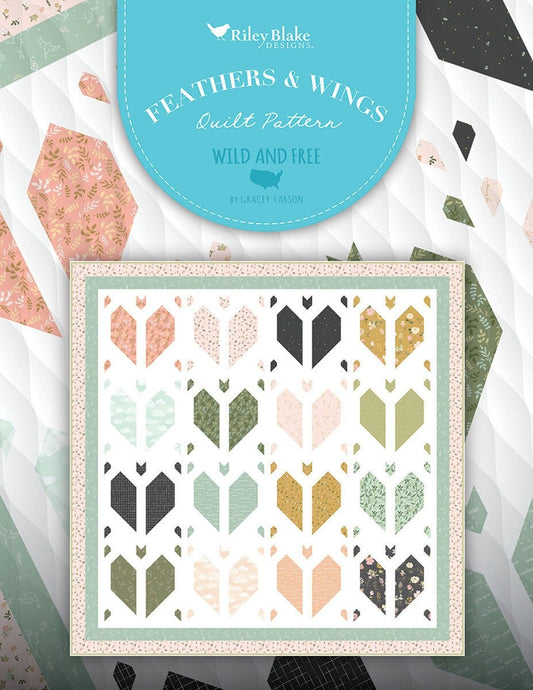 Feathers and Wings Quilt Pattern by Gracey Larson