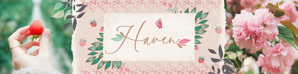 Haven Collection - Gloria Blossoms Print - By Amy Sinibaldi for Art Gallery Fabrics