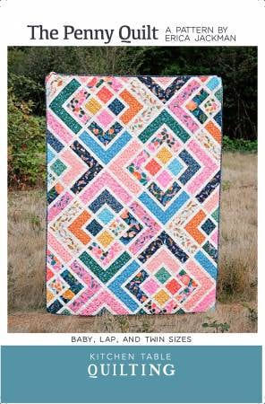 The Penny Quilt Pattern by Erica Jackman of Kitchen Table Quilting