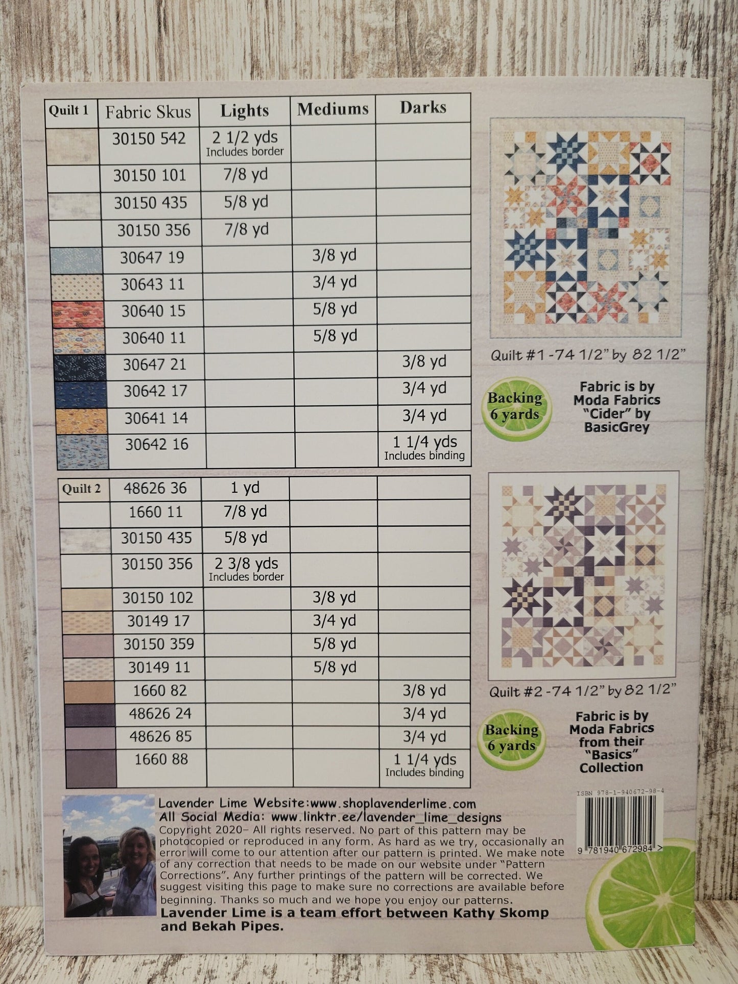 Stars for Carter Quilt Book by Designs by Lavender Lime