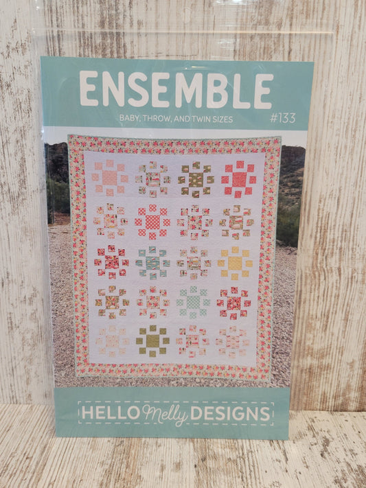Ensemble Quilt Pattern by Hello Melly Designs