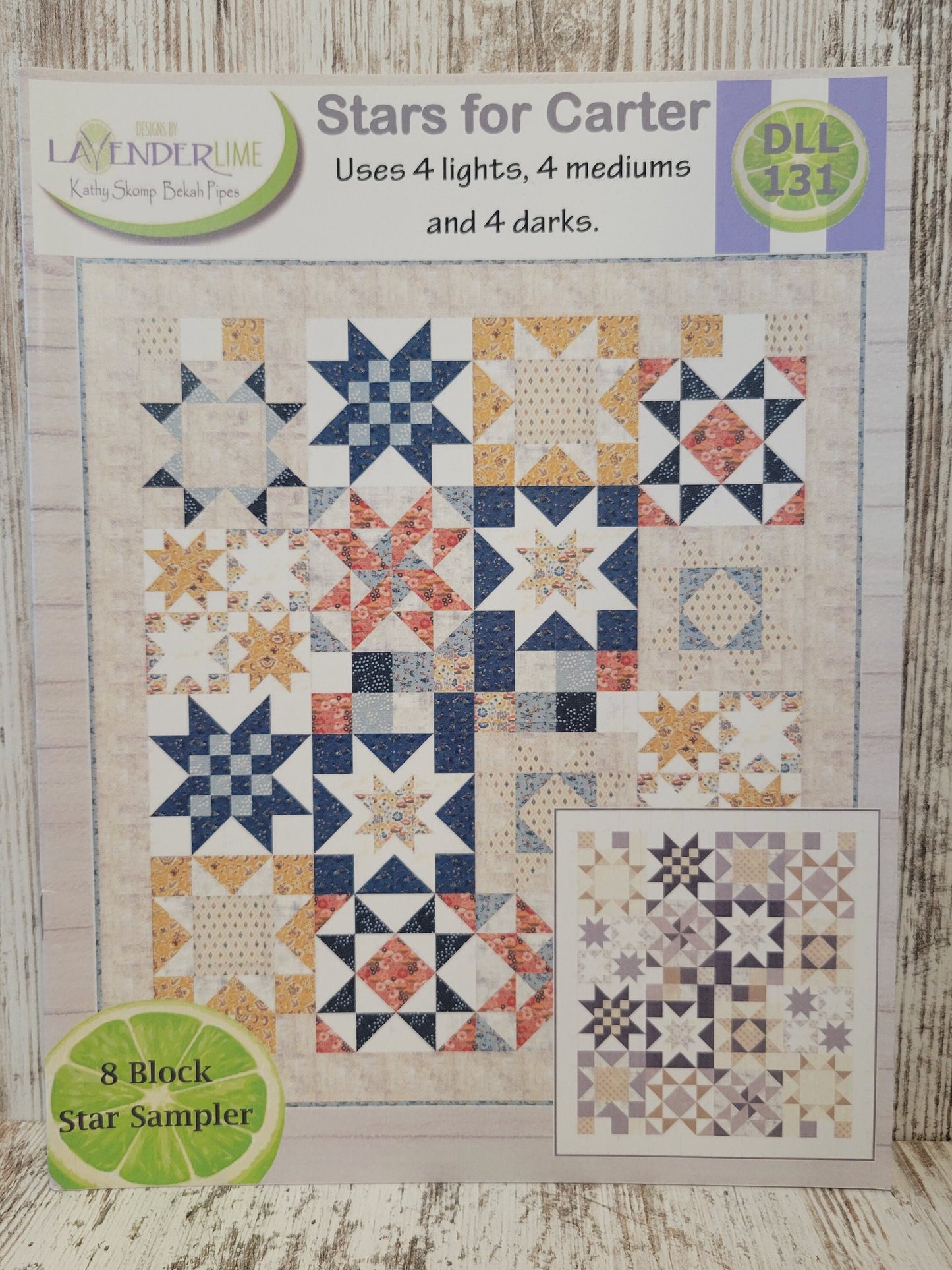 Stars for Carter Quilt Book by Designs by Lavender Lime