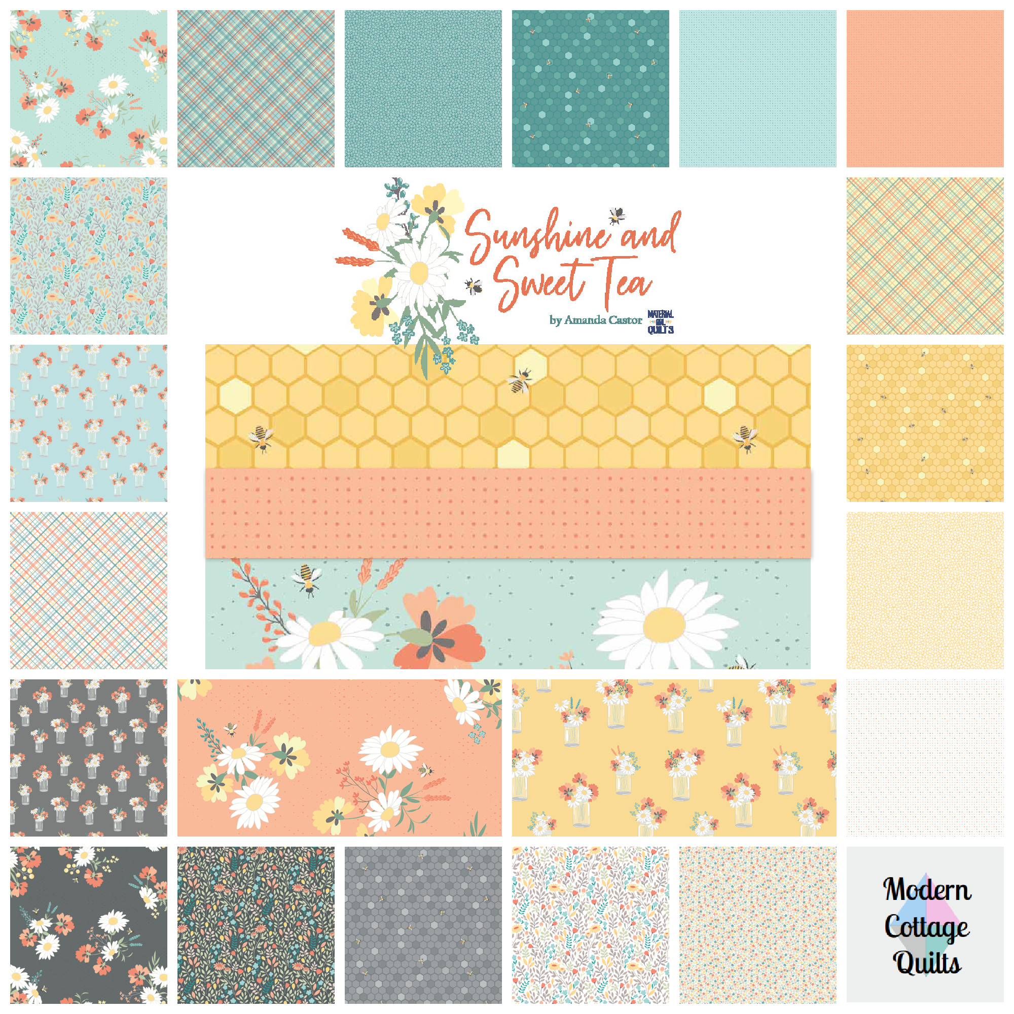 Sweet Tea Collection Sunshine and Sweet Tea – moderncottagequilts