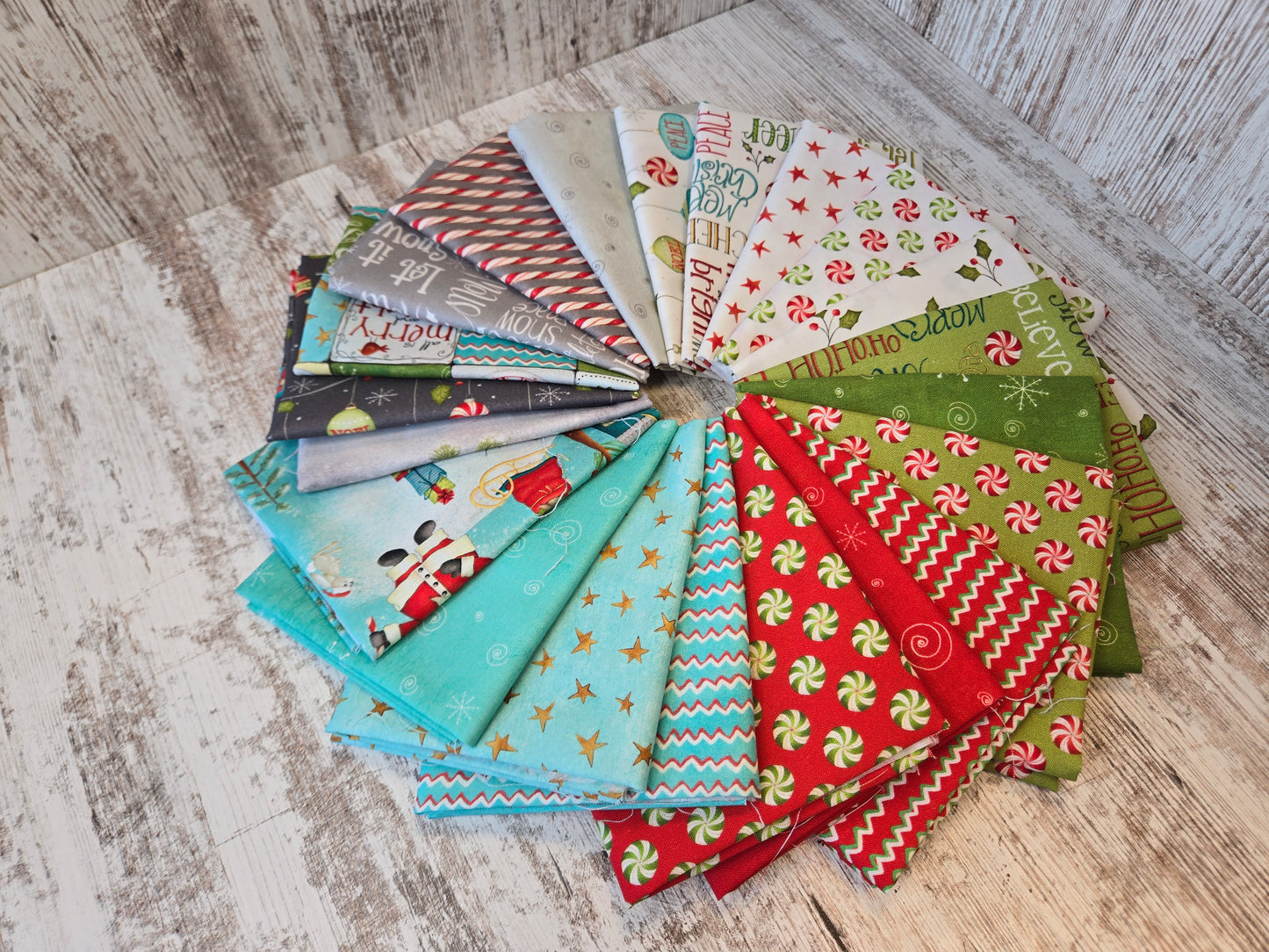 A Very Terri Christmas - Fat Quarter Bundle - by Terri Degenkolb Whimsicals for Windham Fabrics