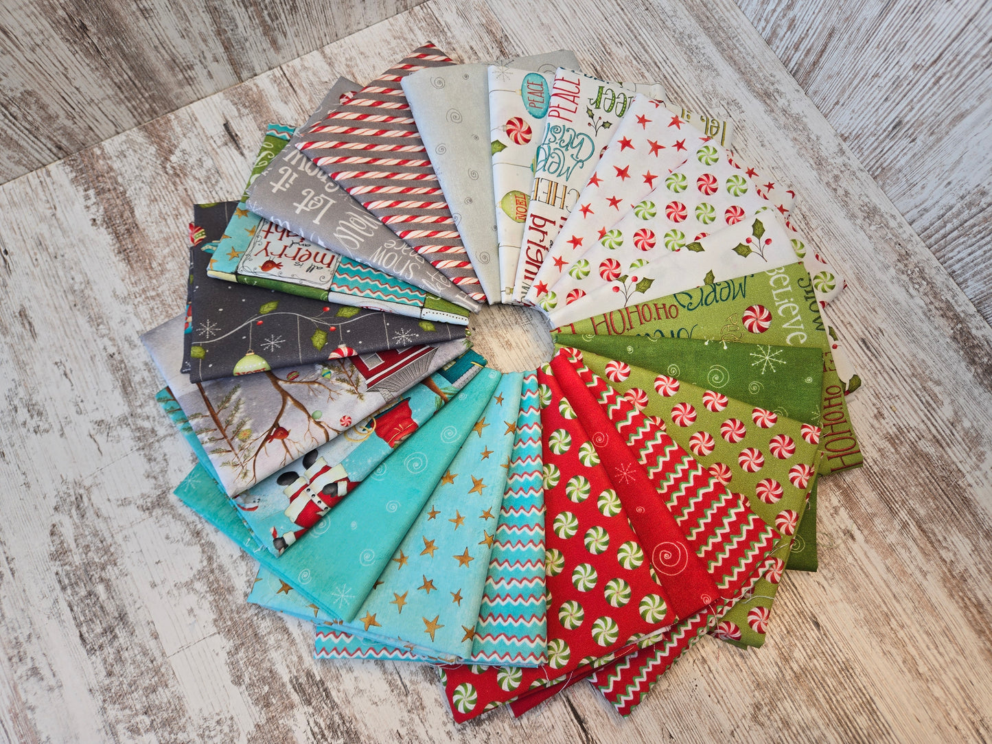 A Very Terri Christmas - Fat Quarter Bundle - by Terri Degenkolb Whimsicals for Windham Fabrics