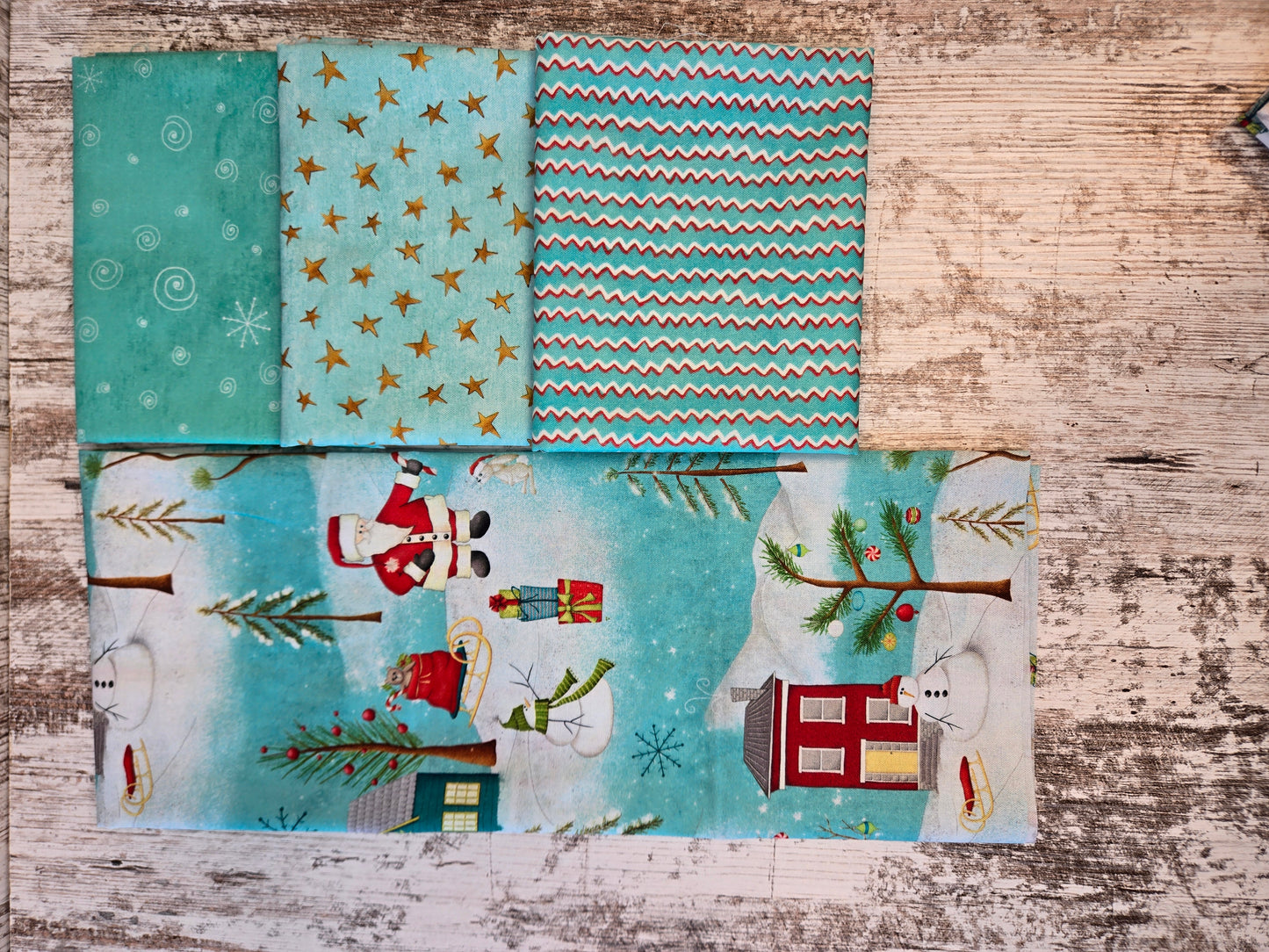 A Very Terri Christmas - Fat Quarter Bundle - by Terri Degenkolb Whimsicals for Windham Fabrics