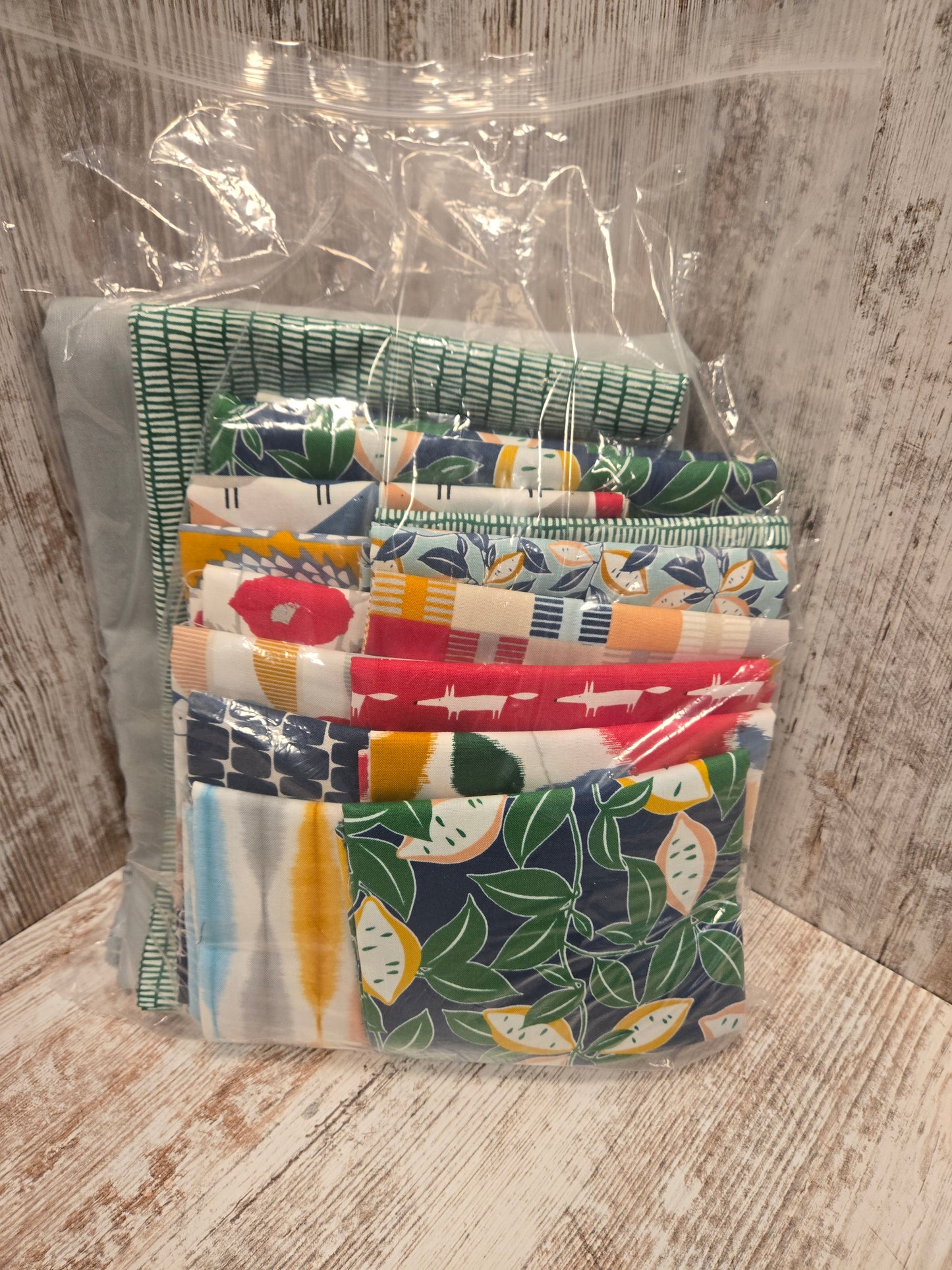 Urban Cabin Quilt Kit Featuring Poppy Pop by