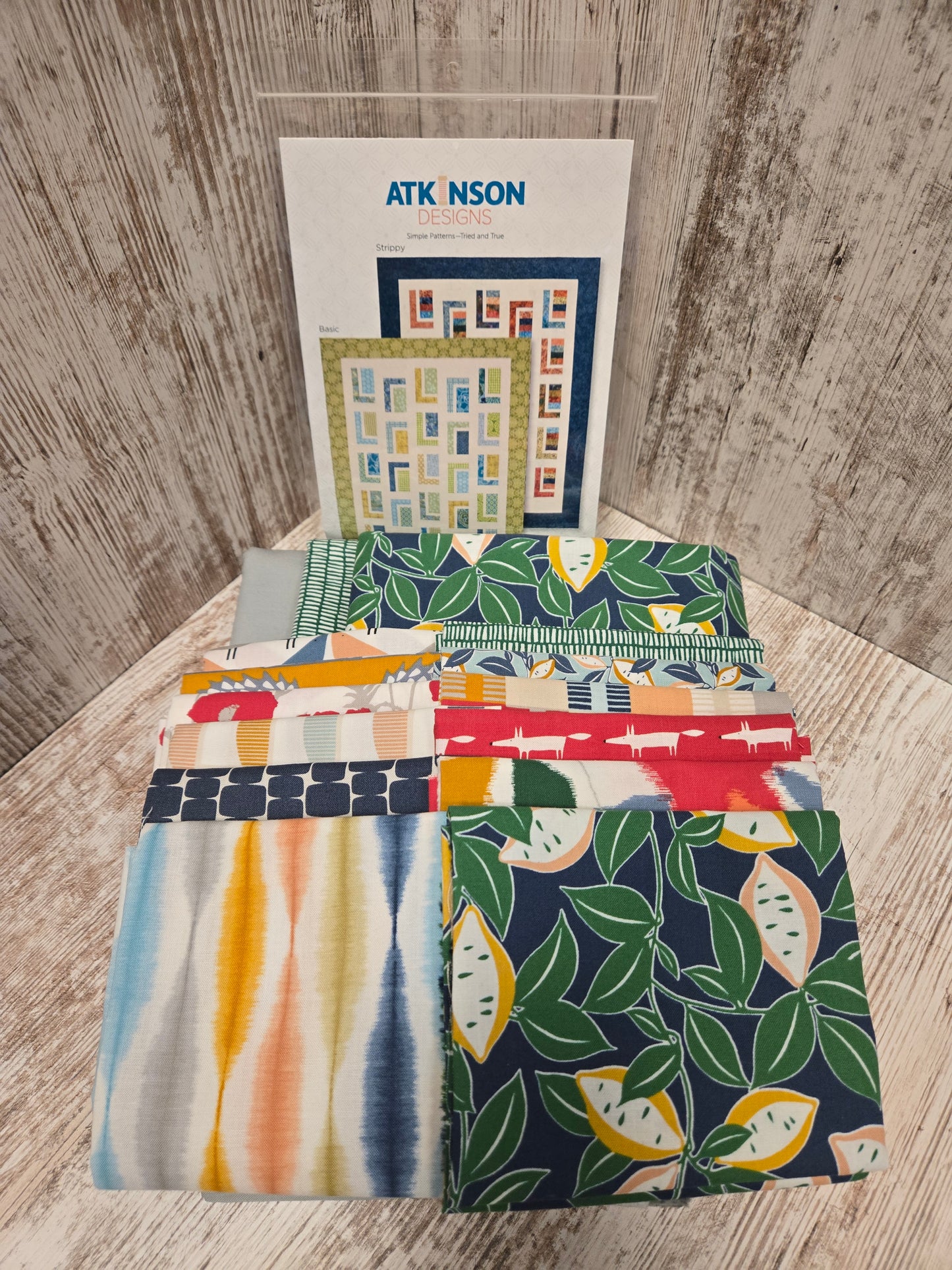 Urban Cabin Quilt Kit Featuring Poppy Pop by