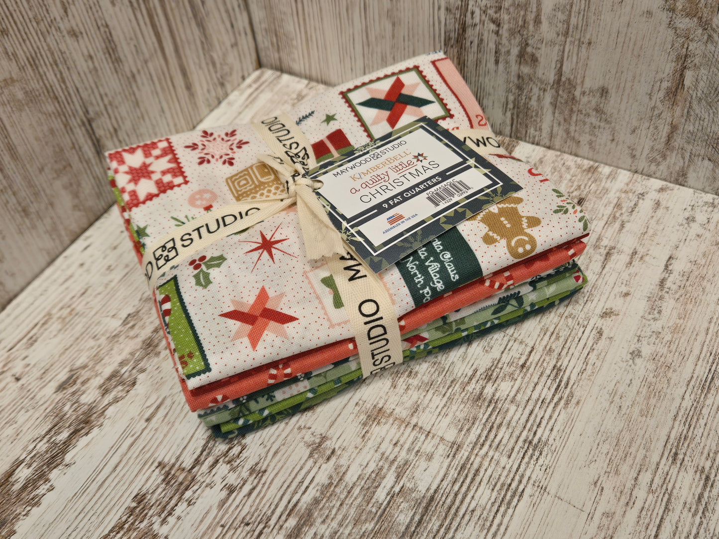 A Quilty Little Christmas Fat Quarter Bundle by Kimberbell for Maywood Studio