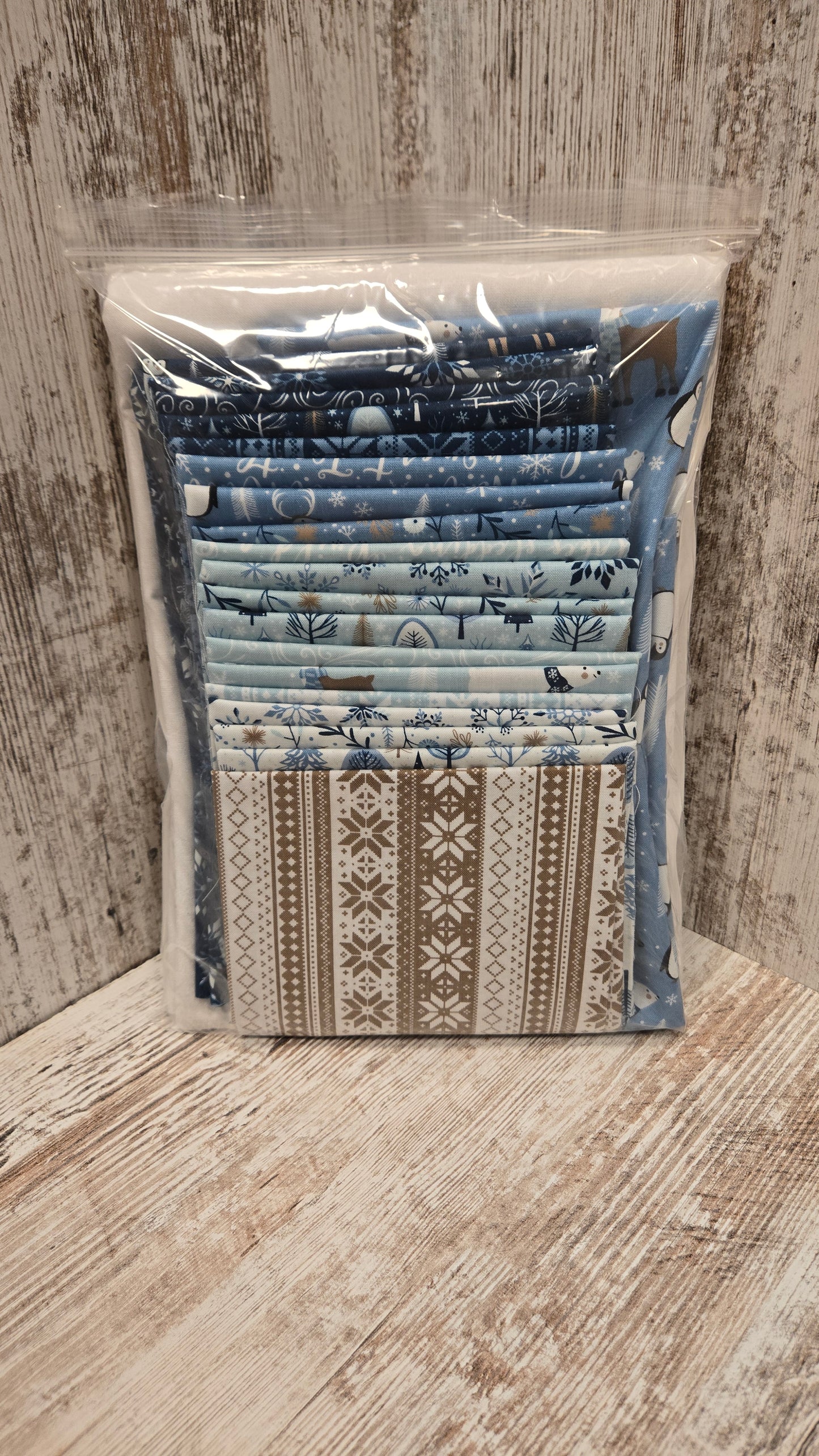 Mitten Smitten Quilt Kit featuring the Winter Magic Collection by Dani Mogstad for Riley Blake Designs