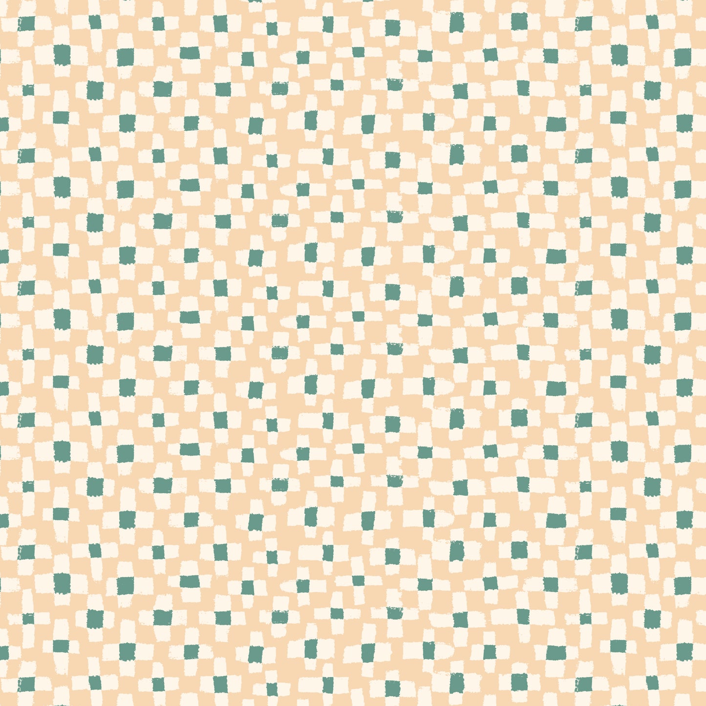 Kindred Comforts Organic Cotton Collection Mending Print in Pale Pink by Tanya Celia for Cloud 9 Fabrics