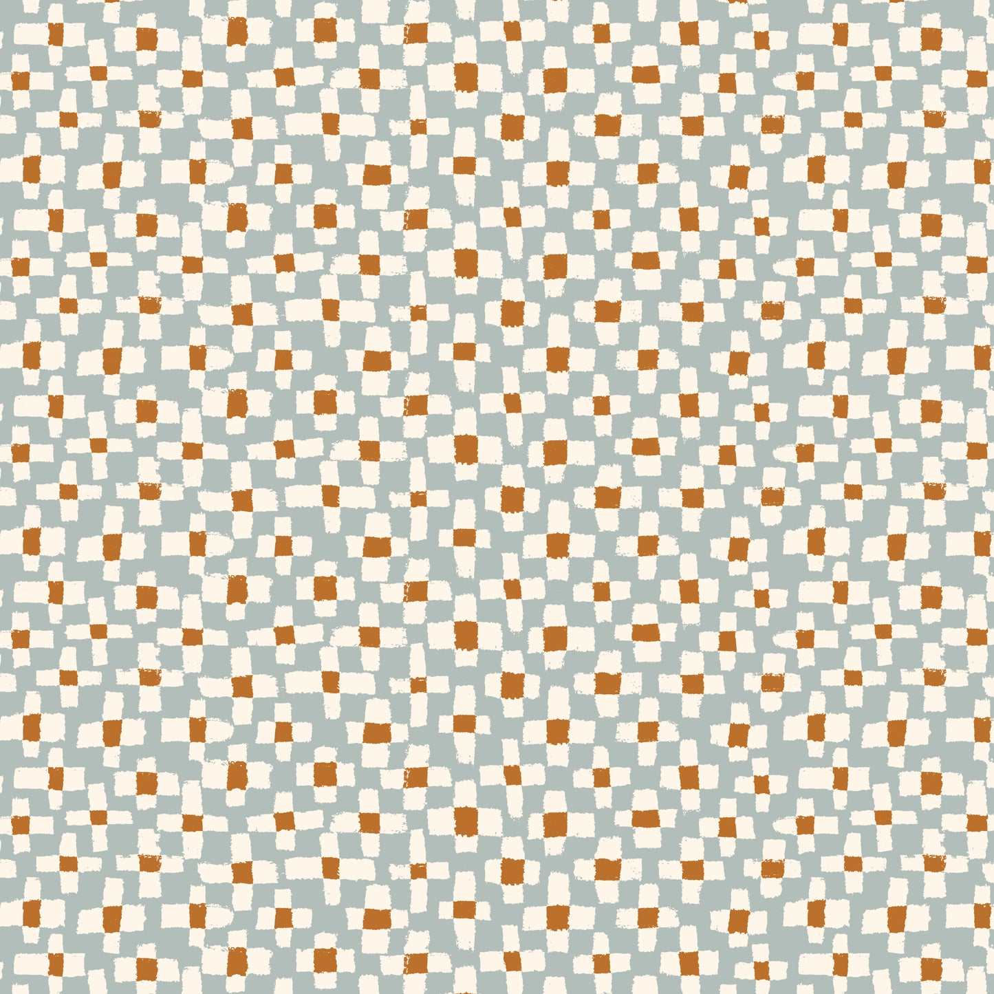Kindred Comforts Organic Cotton Collection Mending Print in Dusty Blue by Tanya Celia for Cloud 9 Fabrics