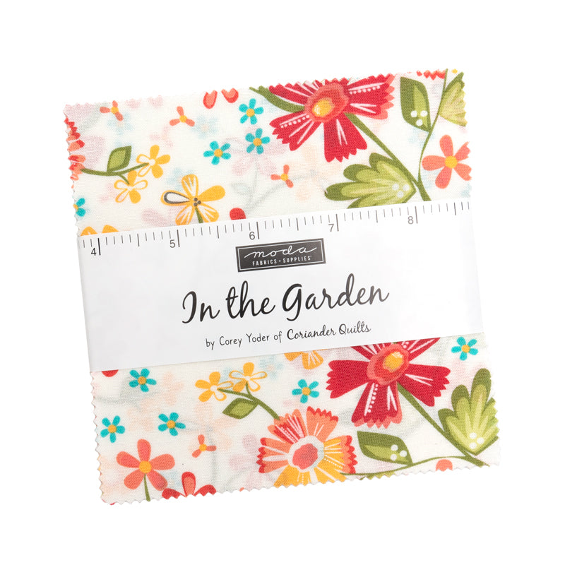 In The Garden Charm Pack by Core Yoder of Coriander Quilts for Moda Fabrics