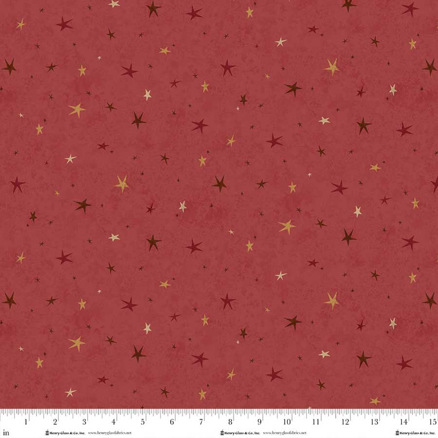 Seeing Stars Basics - Rose - by Janet Nesbitt for Henry Glass Fabrics