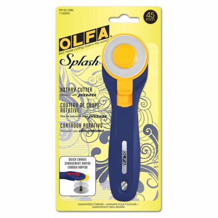 Olfa Splash 45mm Rotary Cutter Navy