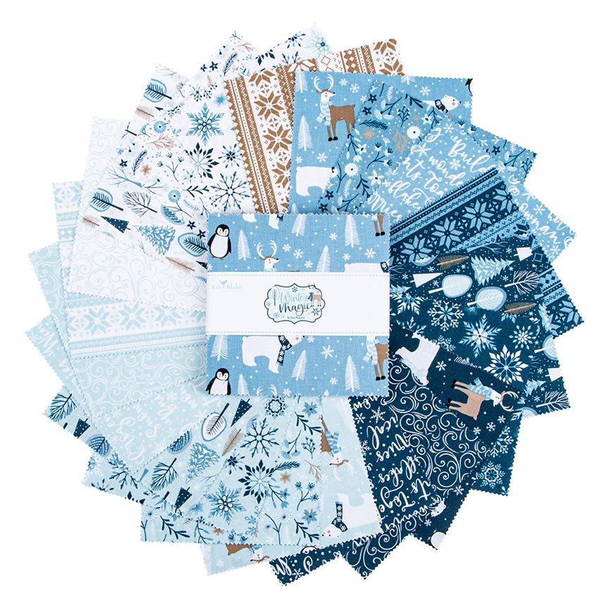 Winter Magic 5" Stacker by Dani Mogstad for Riley Blake Designs