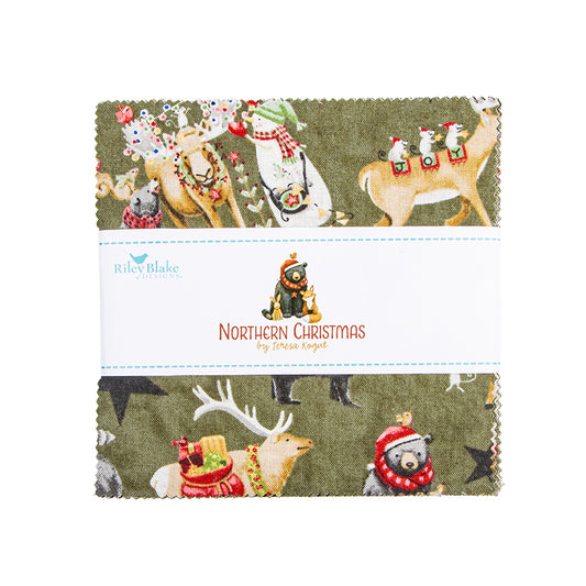 Northern Christmas 5 Inch Stacker by Teresa Korgut for Riley Blake Designs