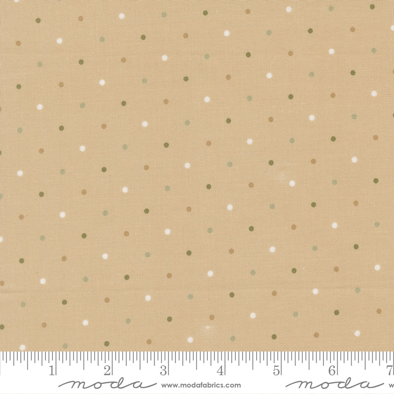 True Love - Magic Dot Oatmeal - by Lella Boutique for Moda Fabrics