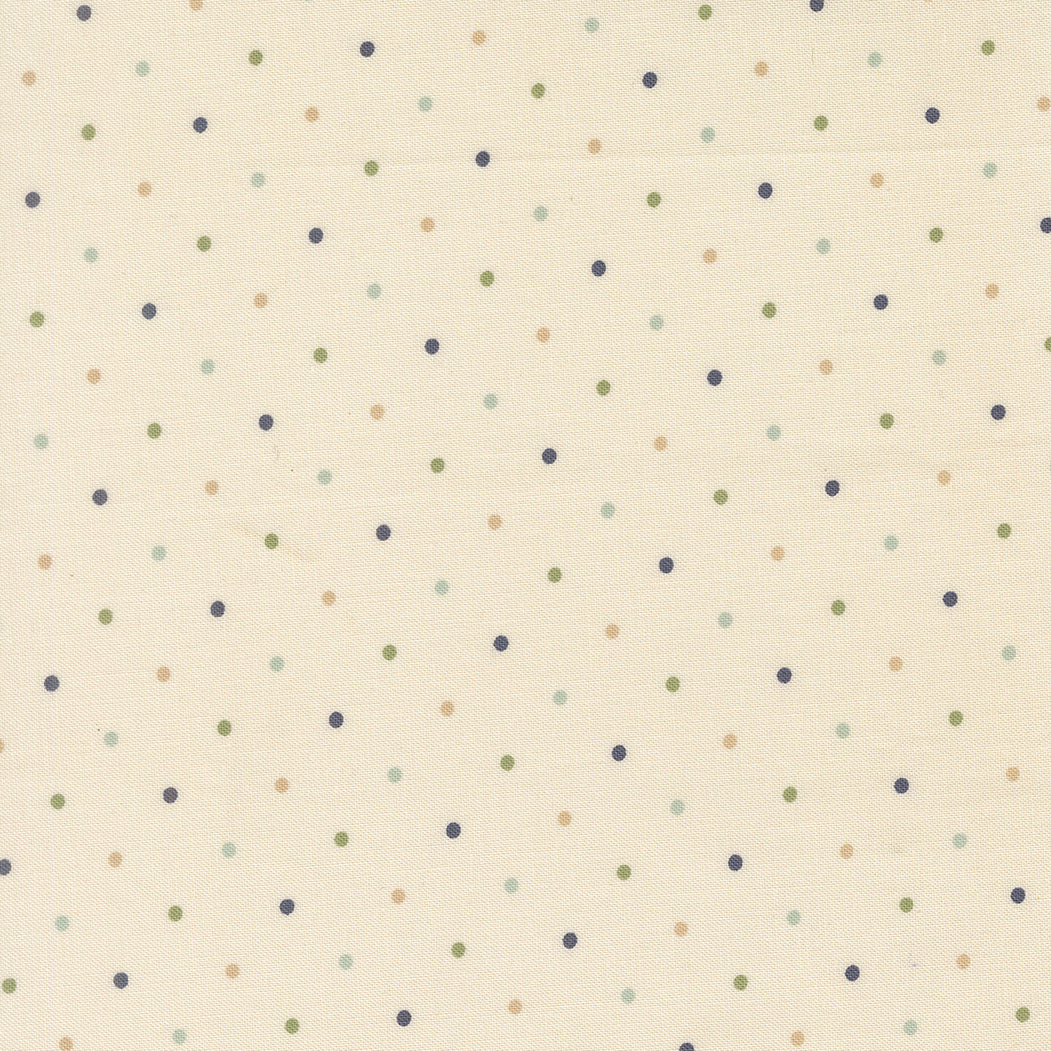 True Love - Magic Dot Cream - by Lella Boutique for Moda Fabrics