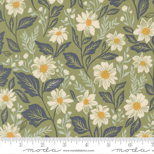True Love - Main Print in Fern - by Lella Boutique for Moda Fabrics